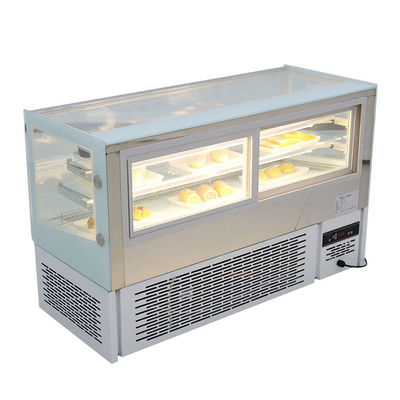 Sliding Glass Door 130L Cake Table Top Display Chiller